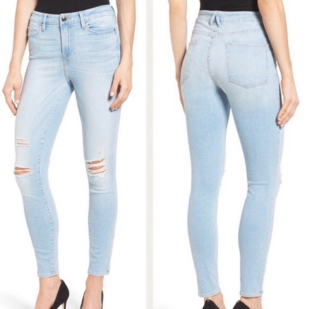 GOOD AMERICAN Light wash good leg jeans